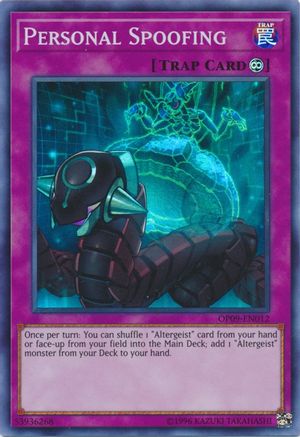 Personal Spoofing [OP09-EN012] Super Rare - Trinity Hobby