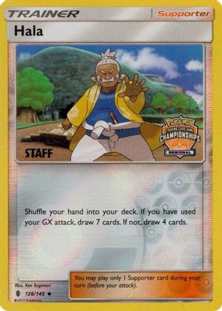 Hala (126/145) (Regional Championship Promo Staff) [Sun & Moon: Guardians Rising] - Trinity Hobby