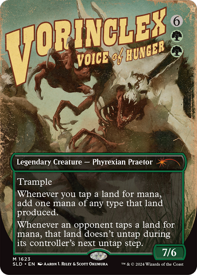 Vorinclex, Voice of Hunger  [Foil]  (SLD-1623) - [Secret Lair Drop] (Borderless) - Trinity Hobby