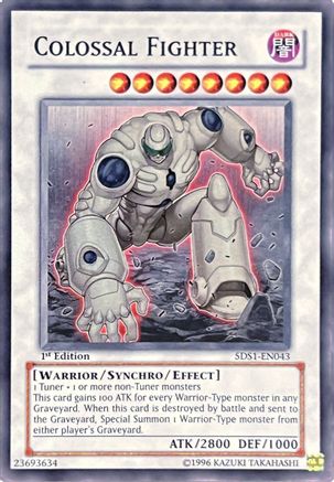 Colossal Fighter [5DS1-EN043] Super Rare - Trinity Hobby