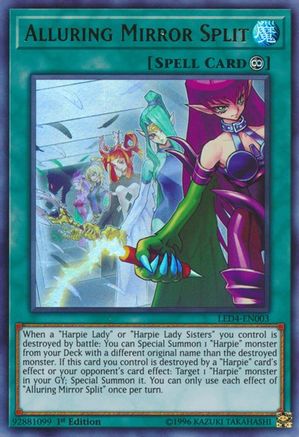 Alluring Mirror Split [LED4-EN003] Ultra Rare - Trinity Hobby