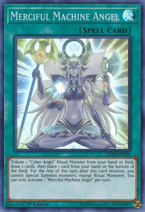 Merciful Machine Angel [LED4-EN014] Super Rare - Trinity Hobby