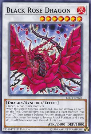 Black Rose Dragon [LED4-EN028] Common - Trinity Hobby
