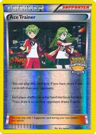 Ace Trainer (69/98) (Staff Regional Championship Promo) [XY: Ancient Origins] - Trinity Hobby