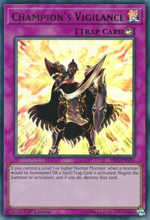 Champion's Vigilance [SS02-ENV01] Ultra Rare - Trinity Hobby