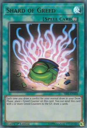 Shard of Greed [SS01-ENV01] Ultra Rare - Trinity Hobby