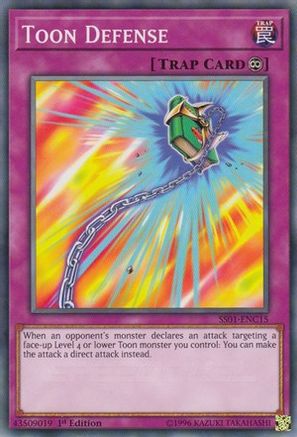 Toon Defense [SS01-ENC15] Common - Trinity Hobby