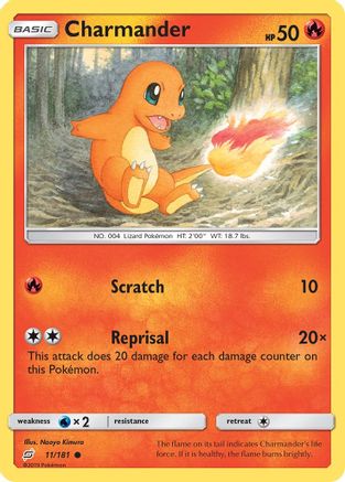 Charmander (11/181) [Sun & Moon: Team Up] - Trinity Hobby