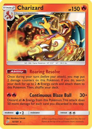 Charizard (14/181) [Sun & Moon: Team Up] - Trinity Hobby