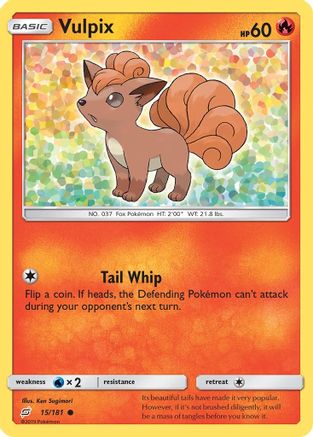 Vulpix (15/181) [Sun & Moon: Team Up] - Trinity Hobby