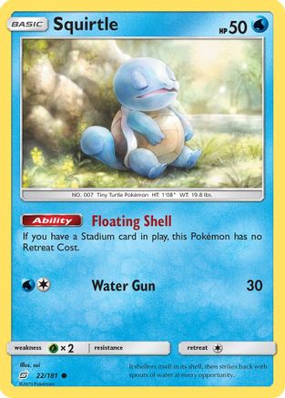 Squirtle (22/181) [Sun & Moon: Team Up] - Trinity Hobby
