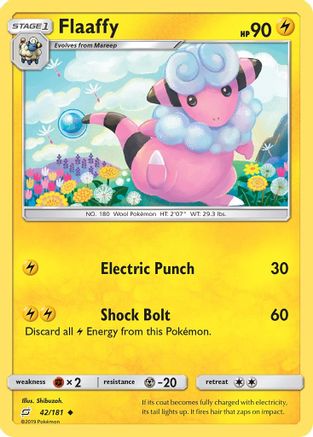 Flaaffy (42/181) [Sun & Moon: Team Up] - Trinity Hobby