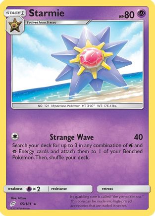 Starmie (65/181) [Sun & Moon: Team Up] - Trinity Hobby