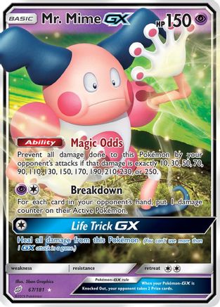 Mr. Mime GX (67/181) [Sun & Moon: Team Up] - Trinity Hobby