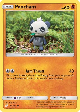 Pancham (81/181) [Sun & Moon: Team Up] - Trinity Hobby