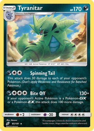 Tyranitar (85/181) [Sun & Moon: Team Up] - Trinity Hobby