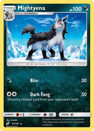 Mightyena (87/181) [Sun & Moon: Team Up] - Trinity Hobby