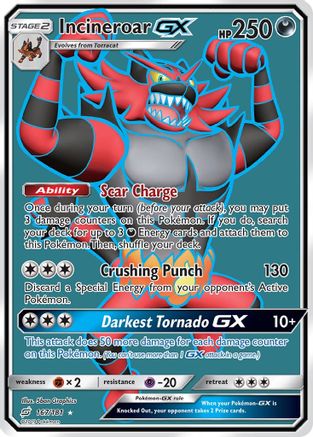 Incineroar GX (167/181) [Sun & Moon: Team Up] - Trinity Hobby