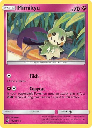 Mimikyu (112/181) [Sun & Moon: Team Up] - Trinity Hobby