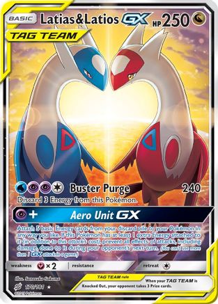 Latias & Latios GX (170/181) [Sun & Moon: Team Up] - Trinity Hobby