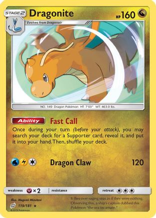 Dragonite (119/181) [Sun & Moon: Team Up] - Trinity Hobby