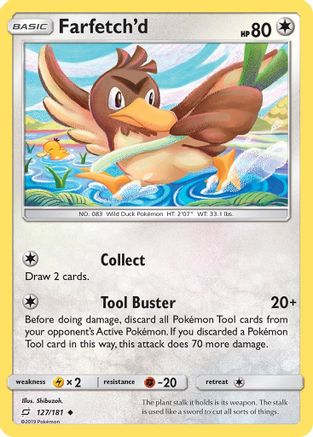 Farfetch'd (127/181) [Sun & Moon: Team Up] - Trinity Hobby