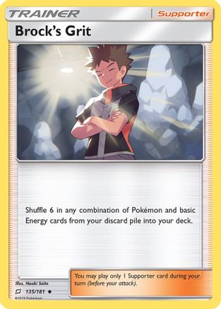 Brock's Grit (135/181) [Sun & Moon: Team Up] - Trinity Hobby