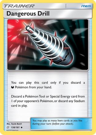 Dangerous Drill (138/181) [Sun & Moon: Team Up] - Trinity Hobby