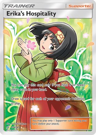Erika's Hospitality (174/181) [Sun & Moon: Team Up] - Trinity Hobby