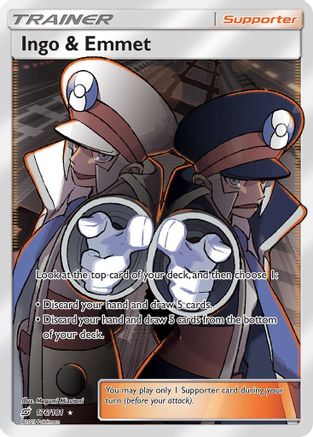 Ingo & Emmet (176/181) [Sun & Moon: Team Up] - Trinity Hobby