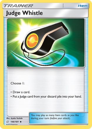 Judge Whistle (146/181) [Sun & Moon: Team Up] - Trinity Hobby