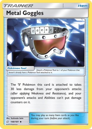 Metal Goggles (148/181) [Sun & Moon: Team Up] - Trinity Hobby
