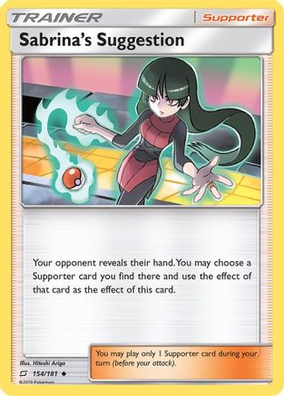 Sabrina's Suggestion (154/181) [Sun & Moon: Team Up] - Trinity Hobby