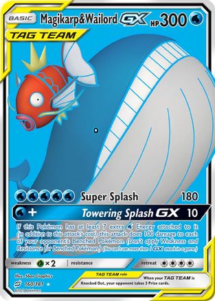 Magikarp & Wailord GX (160/181) [Sun & Moon: Team Up] - Trinity Hobby