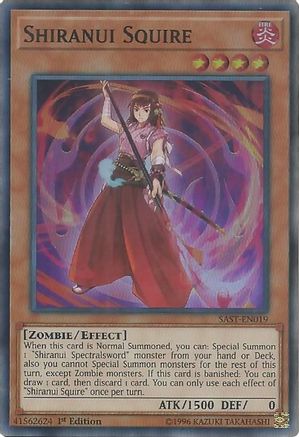 Écuyer Shiranui [SAST-EN019] Super Rare 