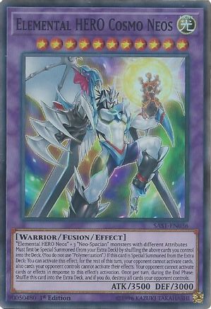Elemental HERO Cosmo Neos [SAST-EN036] Super Rare - Trinity Hobby