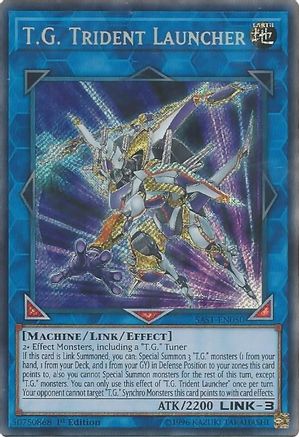 T.G. Trident Launcher [SAST-EN050] Secret Rare - Trinity Hobby