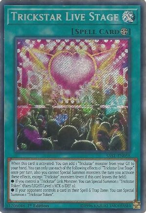 Trickstar Live Stage [SAST-EN058] Secret Rare - Trinity Hobby