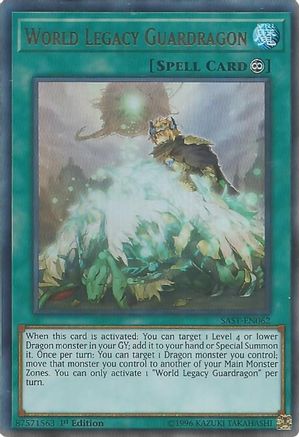 World Legacy Guardragon [SAST-EN062] Ultra Rare - Trinity Hobby