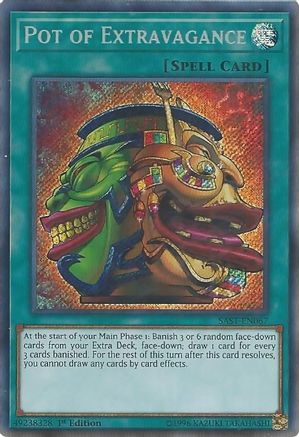 Pot of Extravagance [SAST-EN067] Secret Rare - Trinity Hobby
