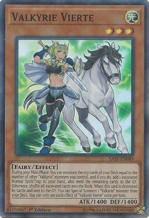 Valkyrie Vierte [SAST-EN089] Super Rare - Trinity Hobby