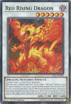 Red Rising Dragon [SAST-EN099] Common - Trinity Hobby