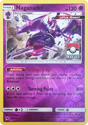 Naganadel (108/214) (League Promo) [Sun & Moon: Lost Thunder] - Trinity Hobby