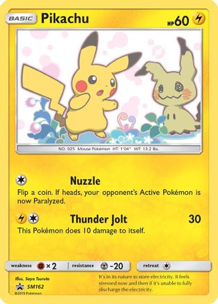 Pikachu (SM162) [Sun & Moon: Black Star Promos] - Trinity Hobby