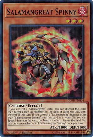 Salamangreat Spinny [SDSB-EN004] Super Rare - Trinity Hobby