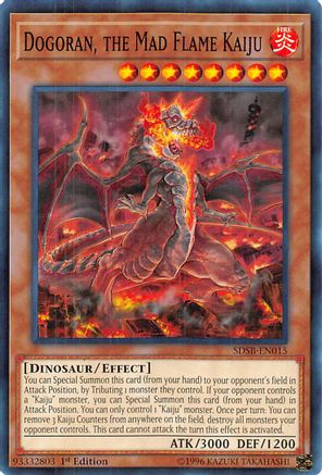 Dogoran, the Mad Flame Kaiju [SDSB-EN015] Common - Trinity Hobby