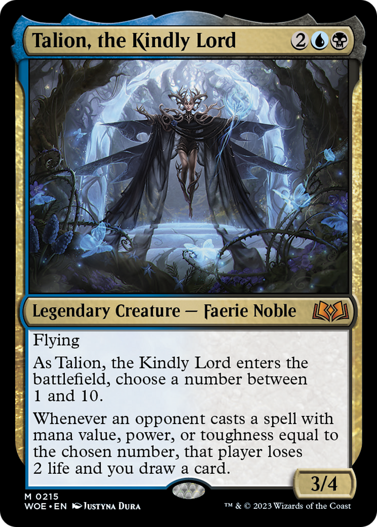 Talion, the Kindly Lord [Wilds of Eldraine] - Trinity Hobby
