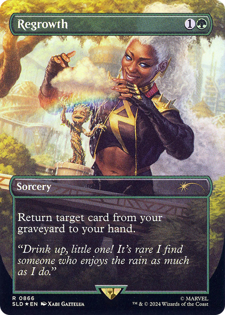 Regrowth (Rainbow Foil) [Secret Lair Drop Series] - Trinity Hobby