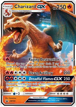 Charizard GX (SM195) [Sun & Moon: Black Star Promos] - Trinity Hobby