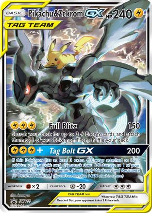 Pikachu & Zekrom GX (SM168) [Sun & Moon: Black Star Promos] - Trinity Hobby